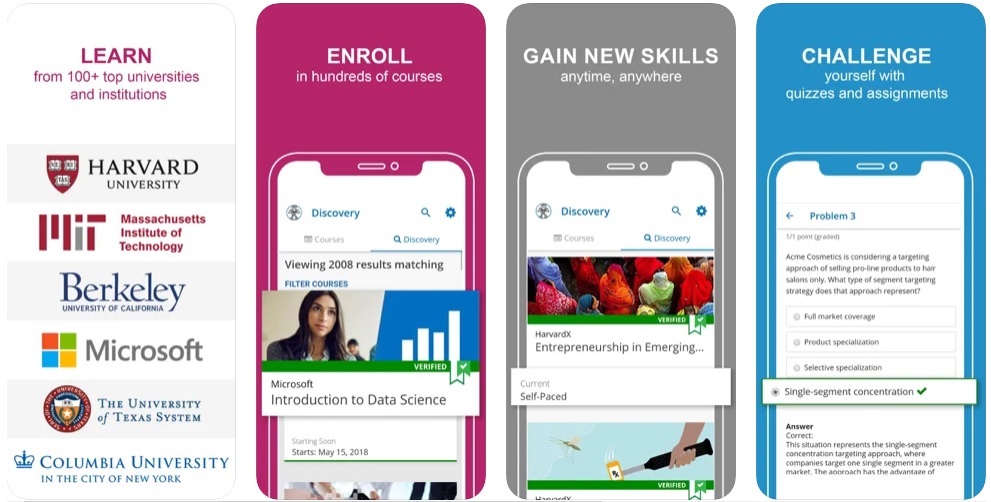 edX-e-Learning-Application