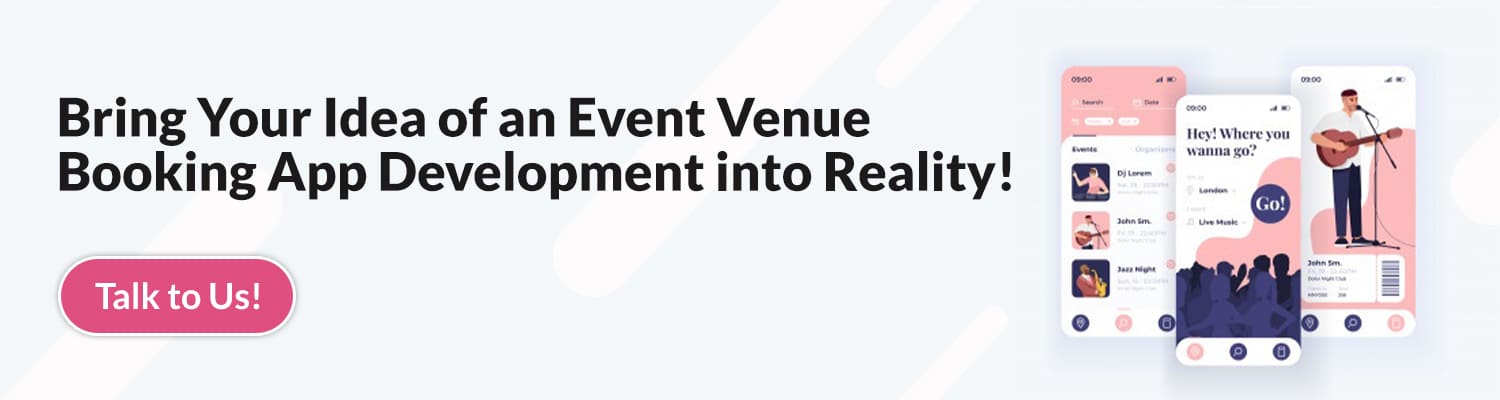 event venue booking app