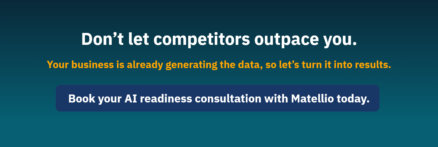 Don’t let competitors outpace you.